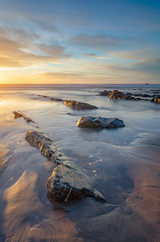 Welcombe Beach Sunset