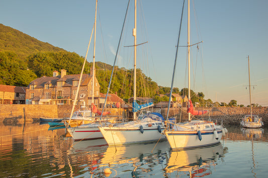 Porlock Weir Calm Summer