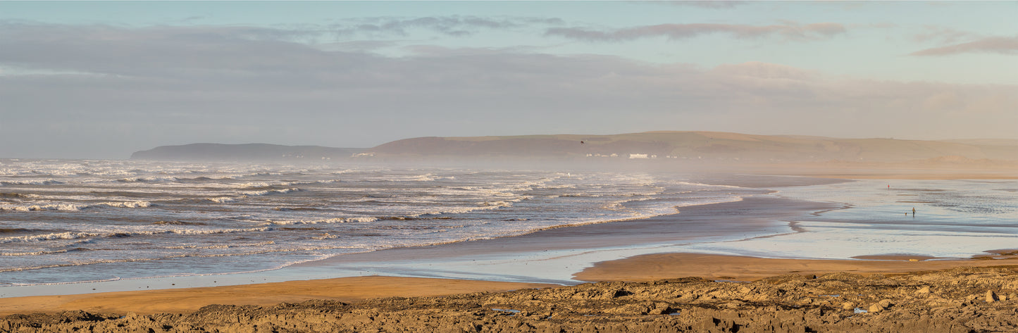 Westward Ho Rough Seas Panorama