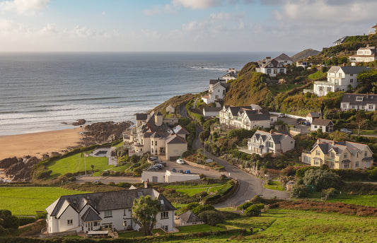 Above Combesgate Beach