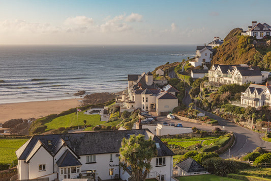 Above Combesgate Beach