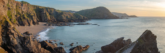 Looking toward Hele Bay & Ilfracombe Panorama