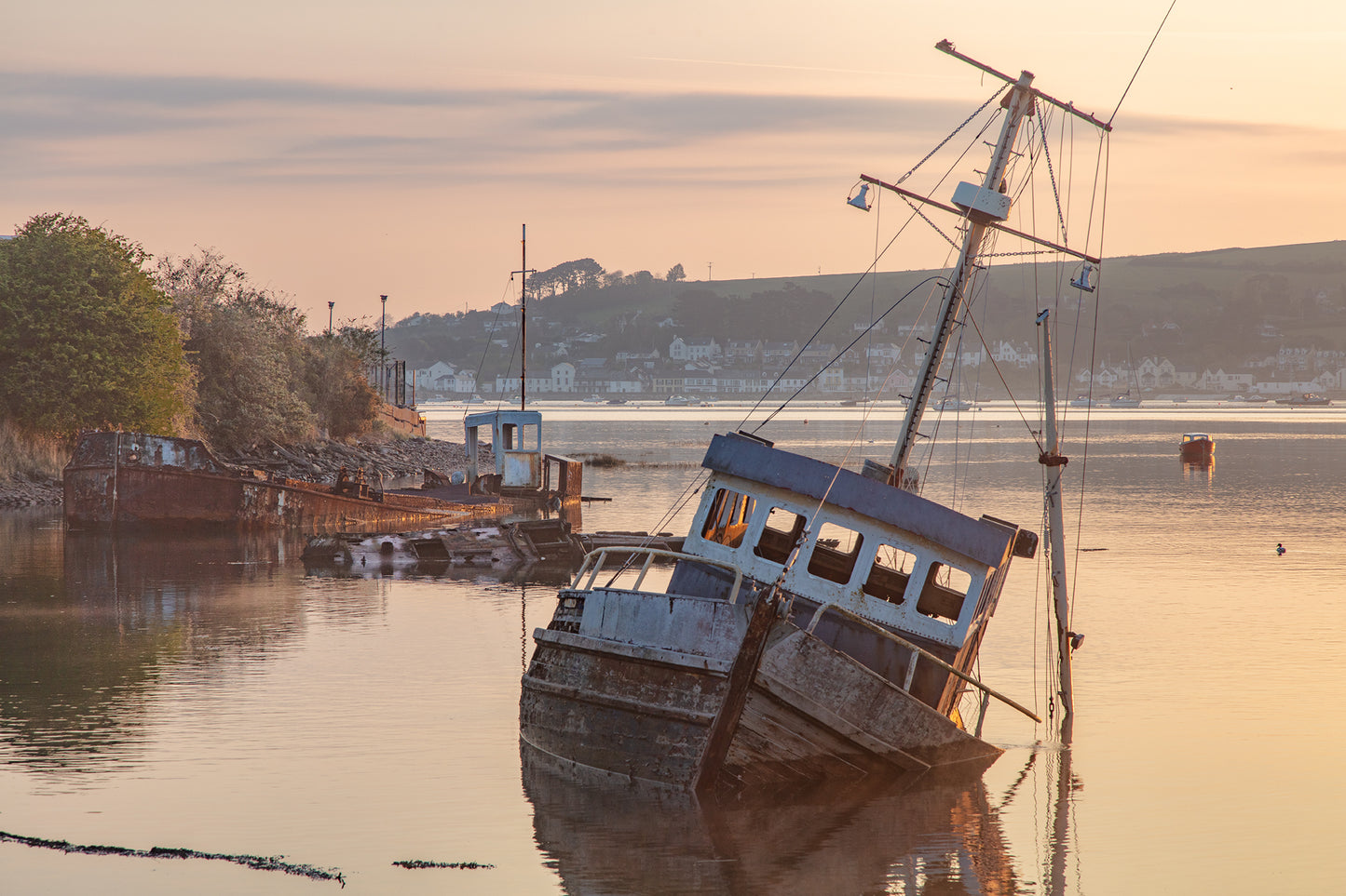 Instow Wrecks Morning Light