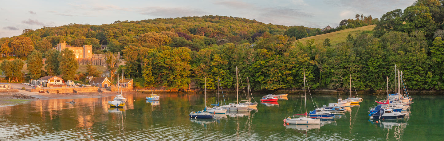 Watermouth Castle Hightide Panorama