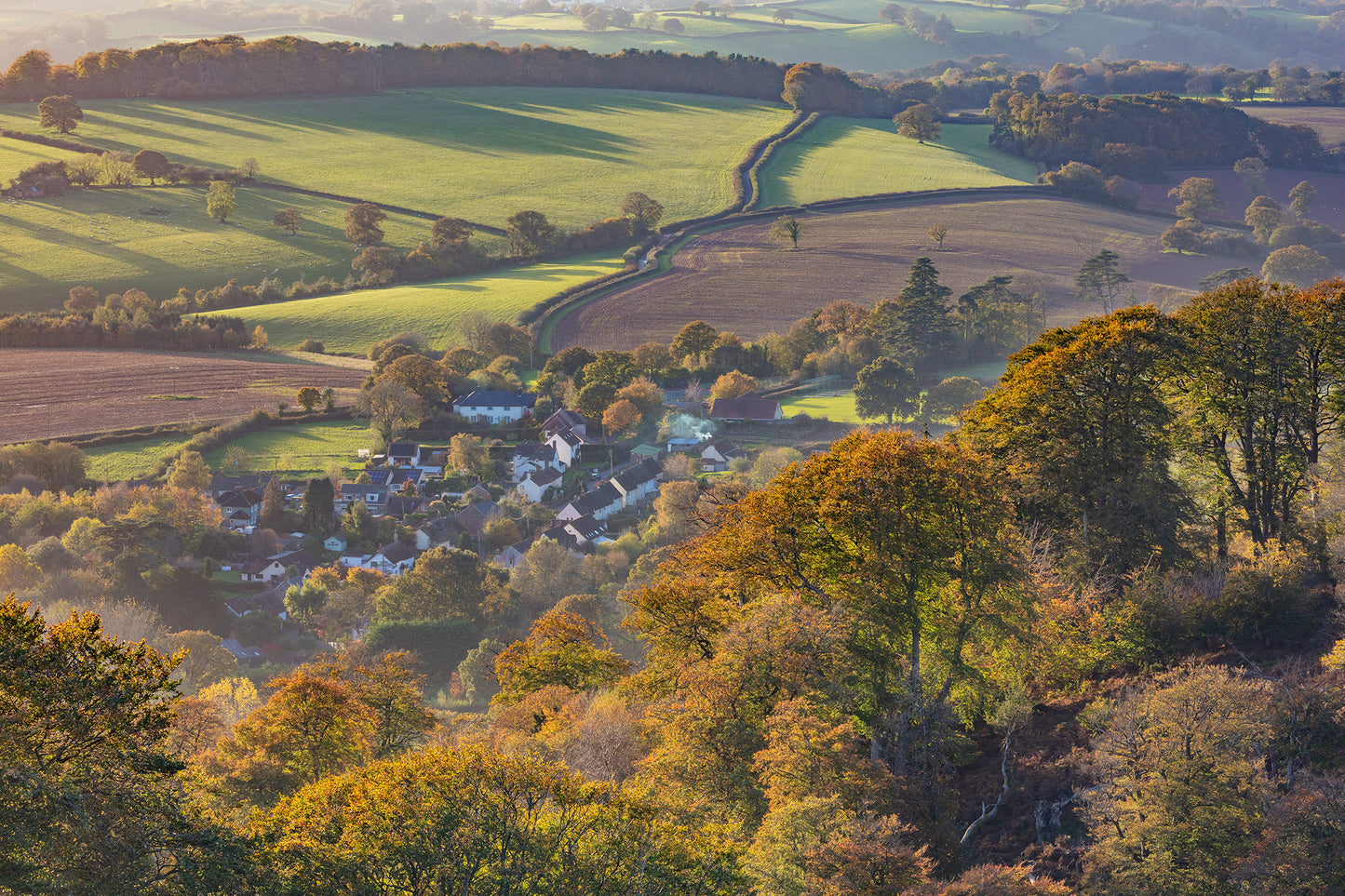 Above Crowcombe from Quantock Hills