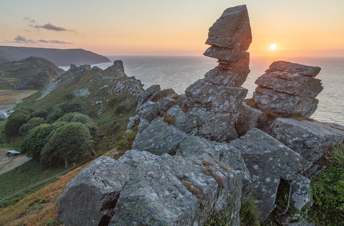 Valley Of The Rocks Sunset
