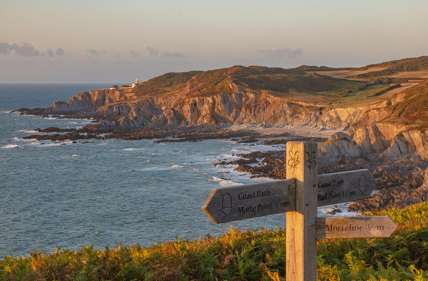 Morte Point Towards Rockham Beach
