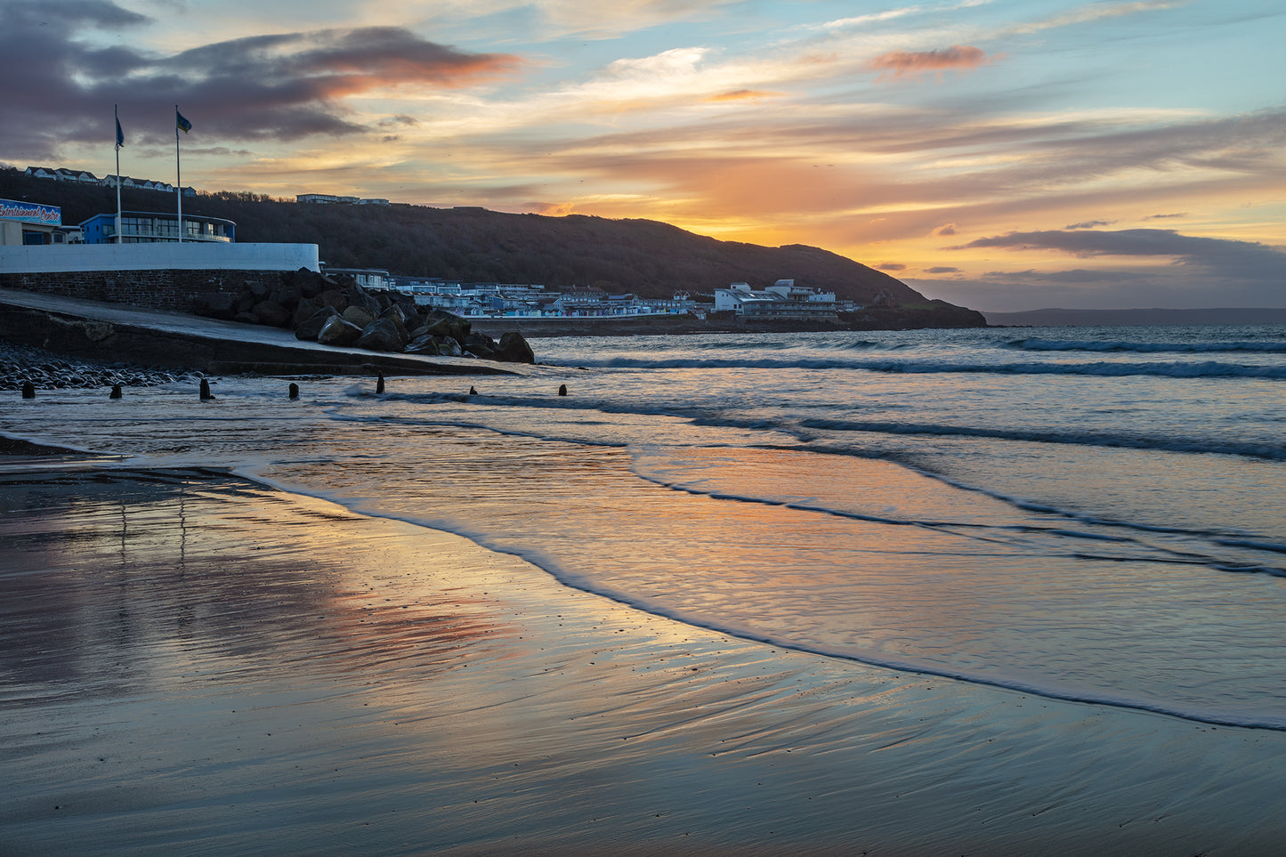 Westward Ho! Beach Sunset