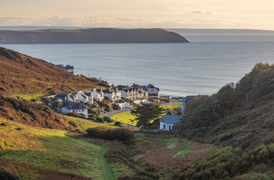 Above Combesgate Beach