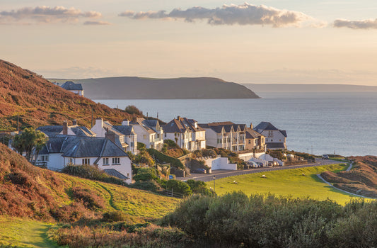 Above Combesgate Beach