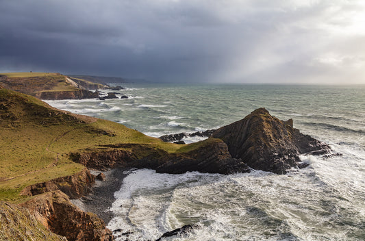 Gull Rock Towards Hartland Quay
