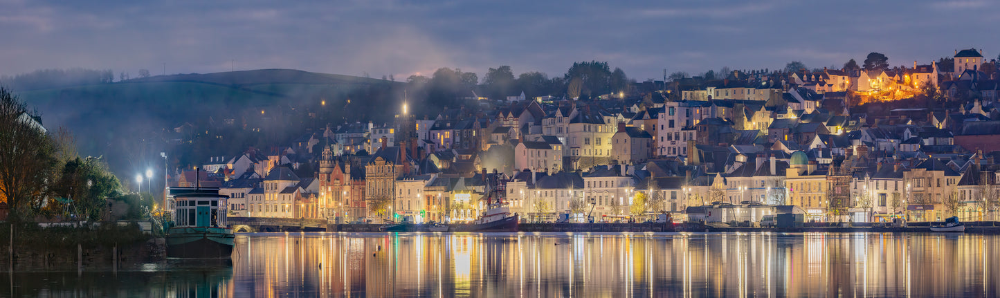 Bideford at Dusk Panorama