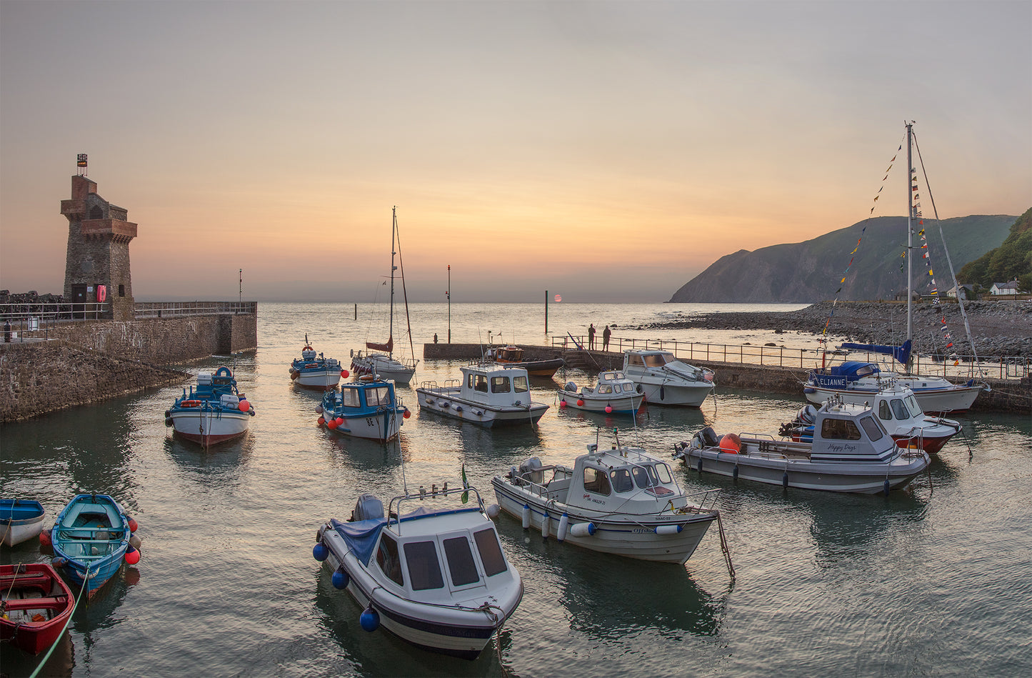 Lynmouth Harbour Sunrise