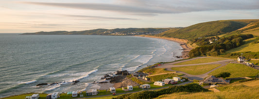 Putsborough Beach High Tide Panoramic