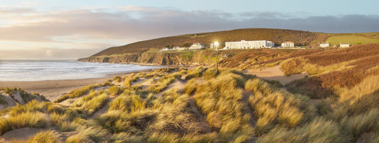 Saunton Beach Dunes Panorama